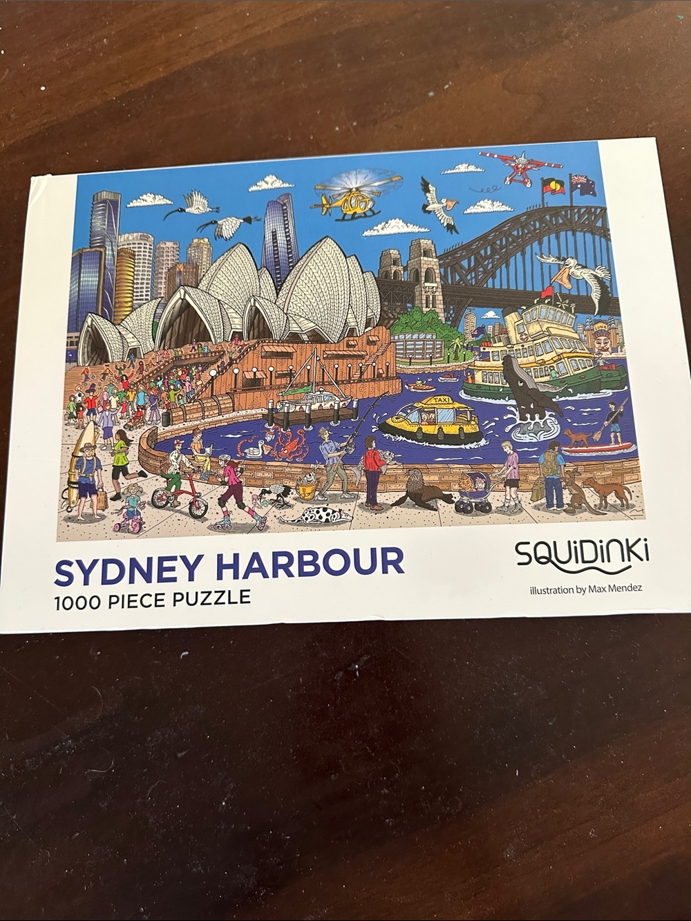 SquidInkI Sydney Harbour 1000-Piece Puzzle - Blue Multicolor Australia 🇦🇺